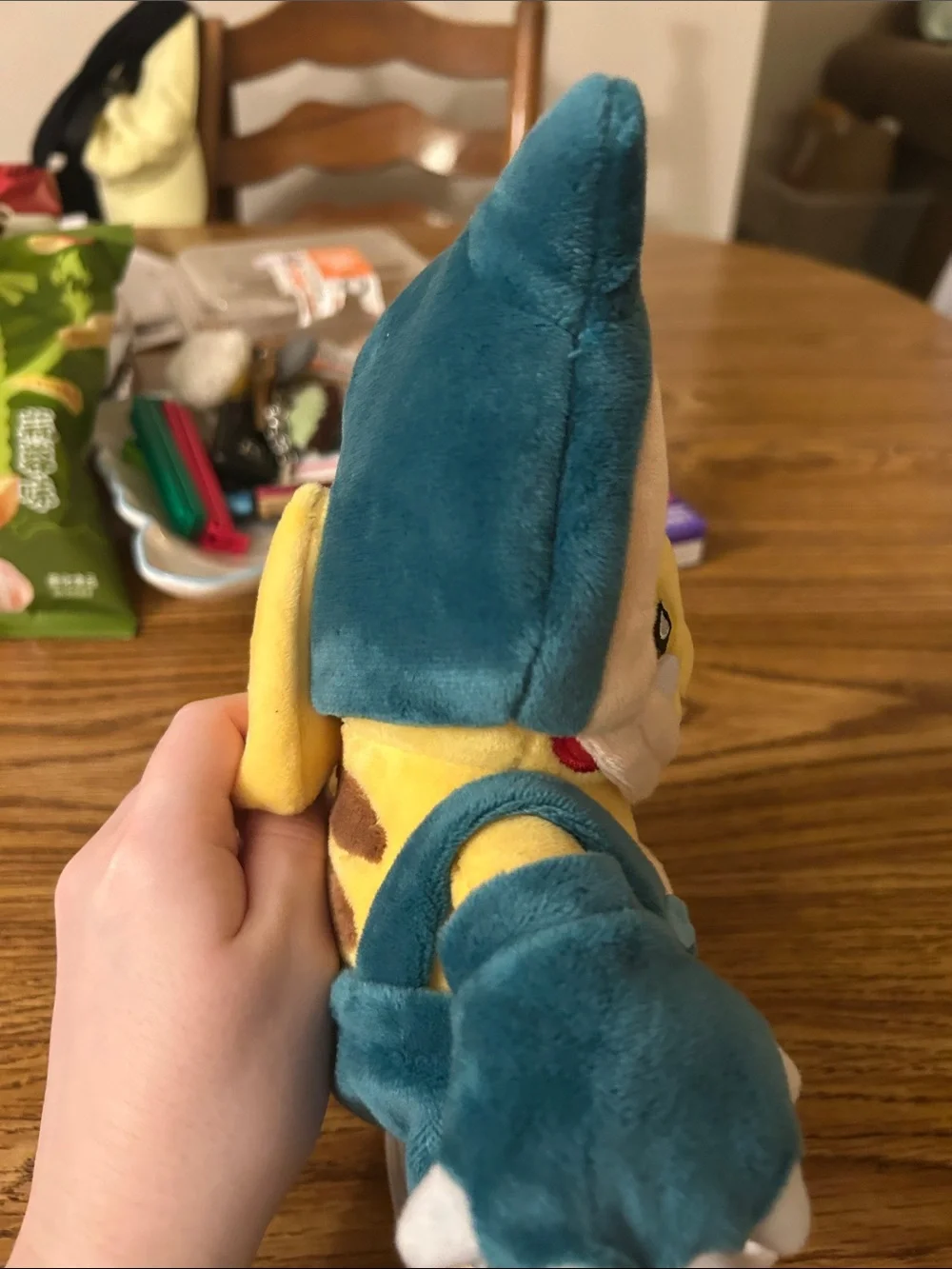 Pikachu Dressed as Snorlax Plush Official Pokémon Center